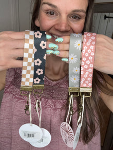 Kesha Wristlet Keychain Lanyard Zenana