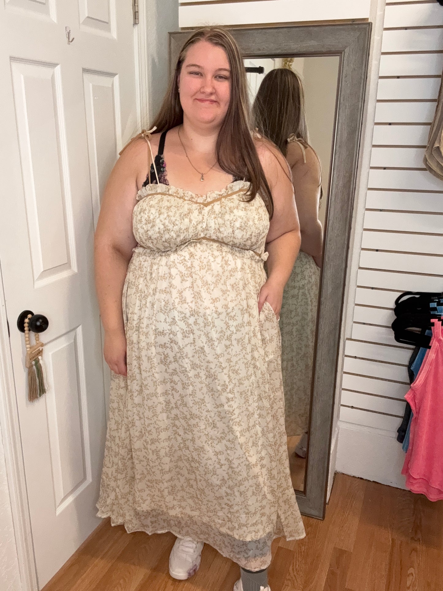 GARDEN FLORAL MIDI DRESS - DAVI DANI