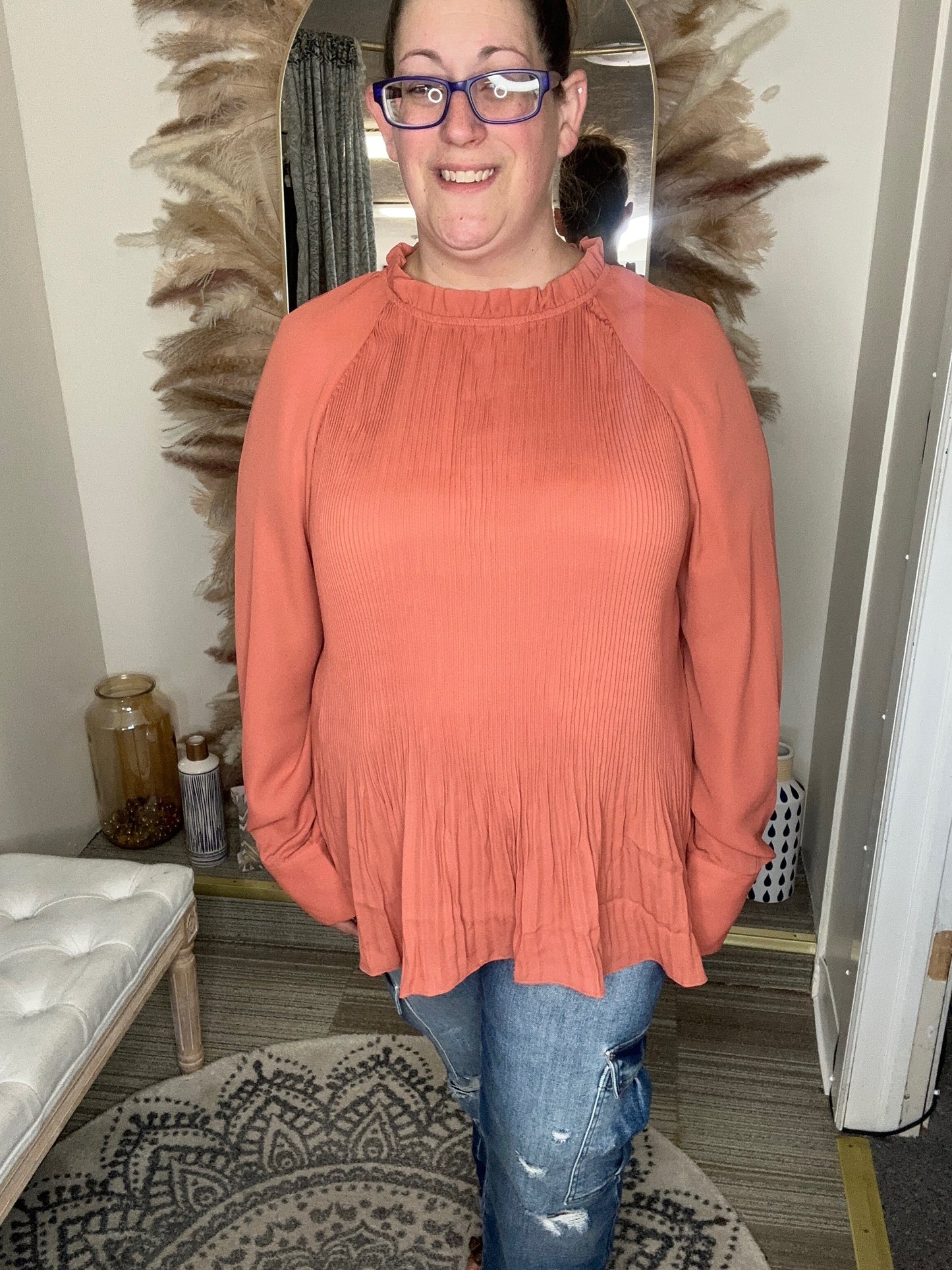 Terri Pleated Blouse