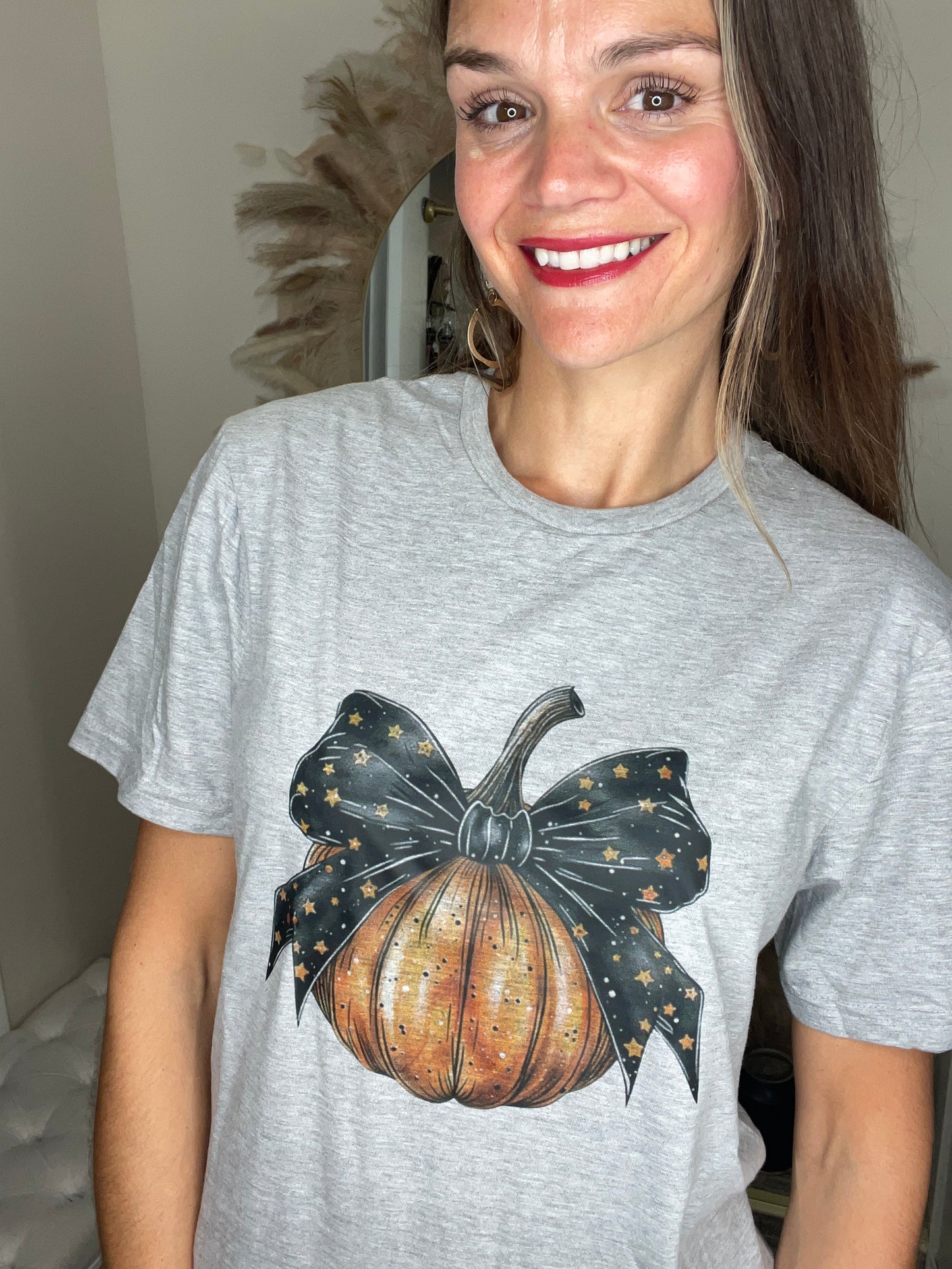 Pumpkin Bow Graphic Tee