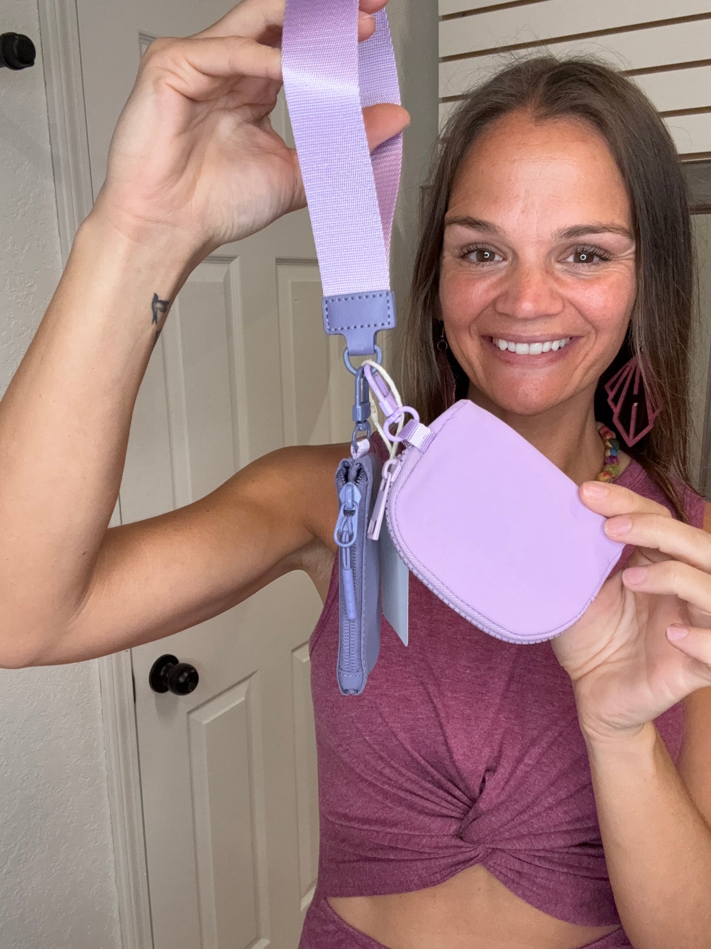 DOLLY- PURPLE KEYCHAIN WALLET