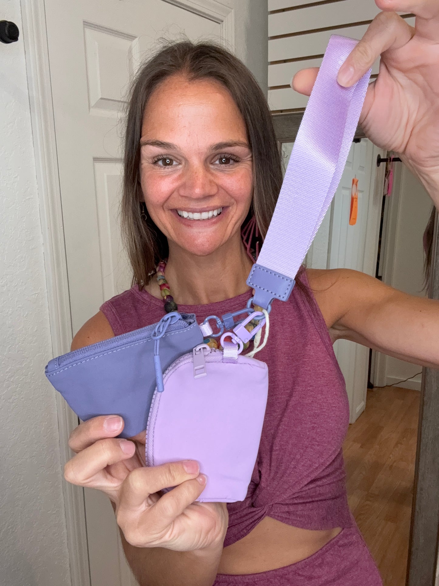 DOLLY- PURPLE KEYCHAIN WALLET