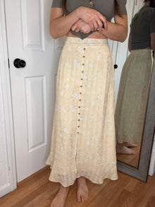 Balami Maxi Skirt Butter Yellow- Mikarose