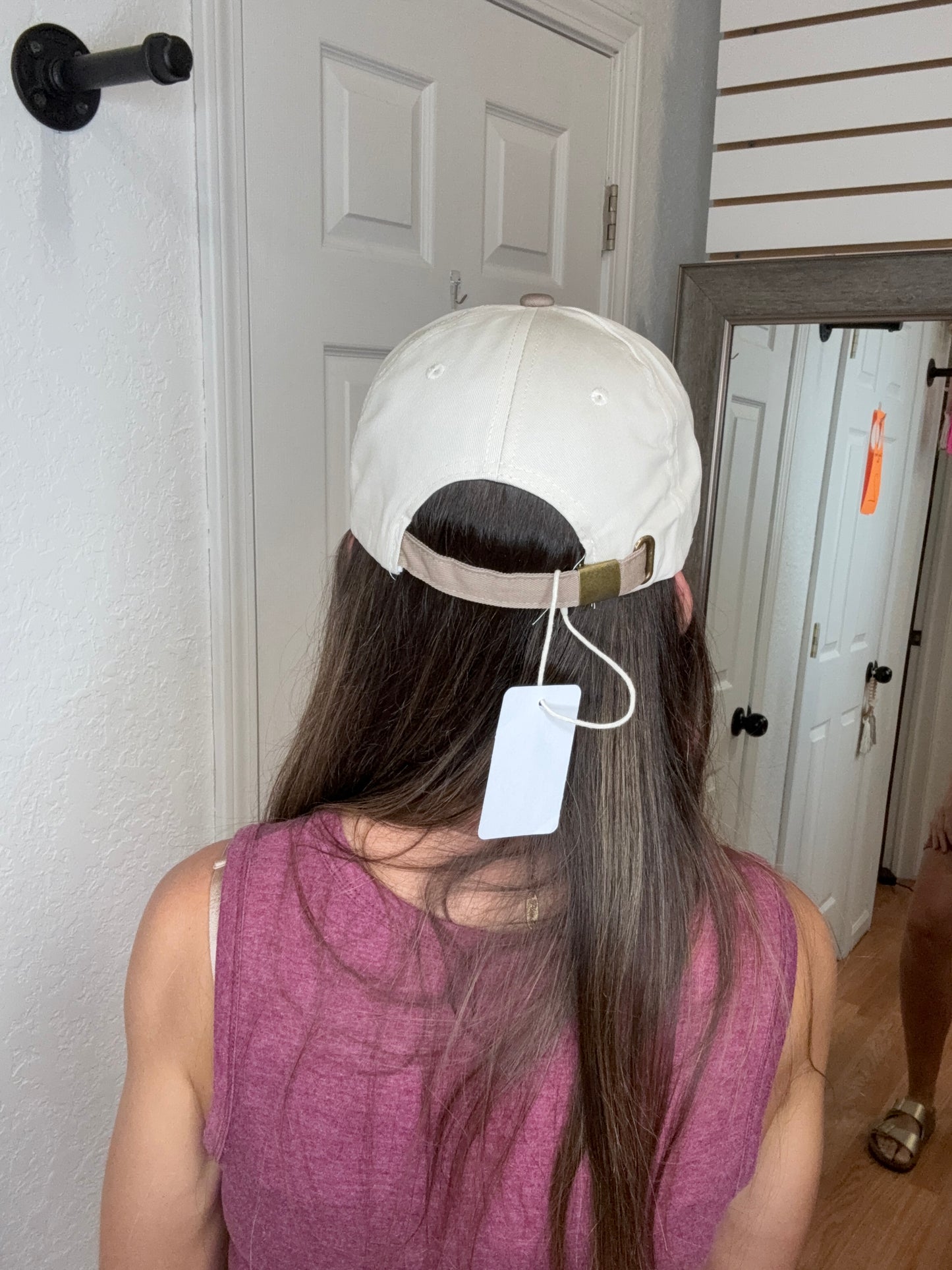 JUST A GIRL WHO LOVES JESUS BALL CAP HAT