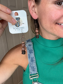 Genuine Picasso Jasper Earrings - Jewelry Junkie