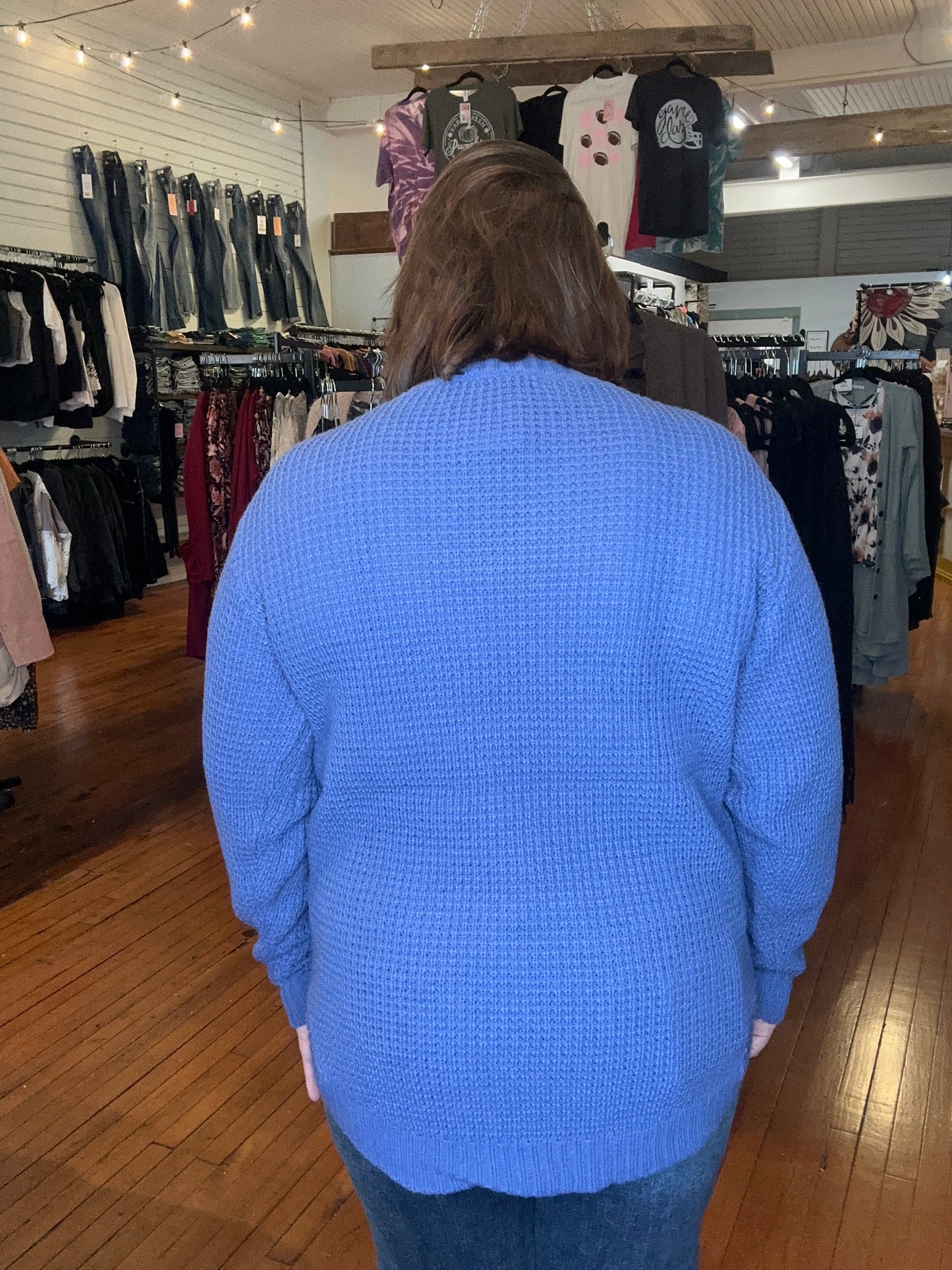 Marleen Pull Over Sweater - Marlin Blue