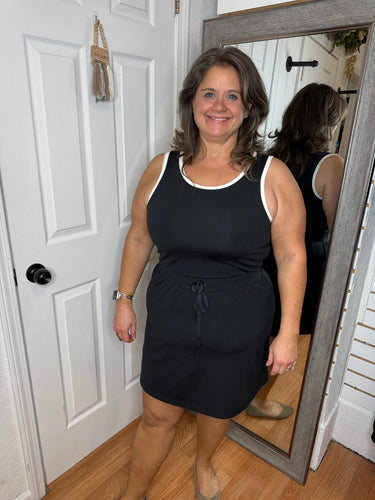 Ying Romper Dress Black -Thread & Supply