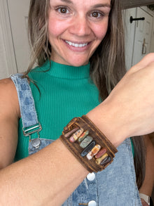 Genuine Leather Cuff - Jewelry Junkie
