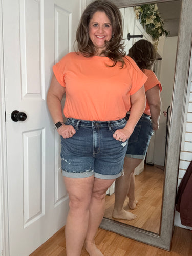 Syd Denim Shorts Zenana