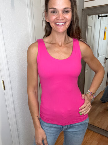 BUTTER TANK TOP- SONIC PINK - RAE MODE