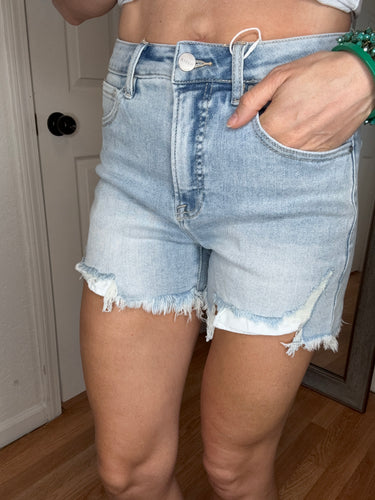 Lilly Denim Shorts- Risen
