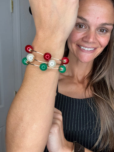 JINGLE STRETCH BRACELET SET GOLD - WHAT’S HOT