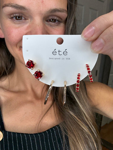 LOUANN EARRING SET GOLD - WHAT’S HOT