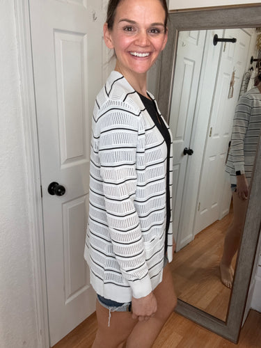 Palma Cardigan Black- Staccato