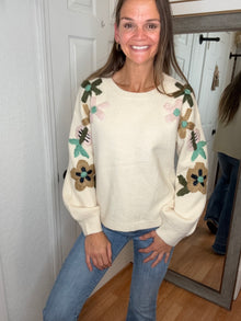 TANSY SWEATER CREAM - DAVI & DANI