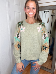 TANSY SWEATER SAGE - DAVI & DANI