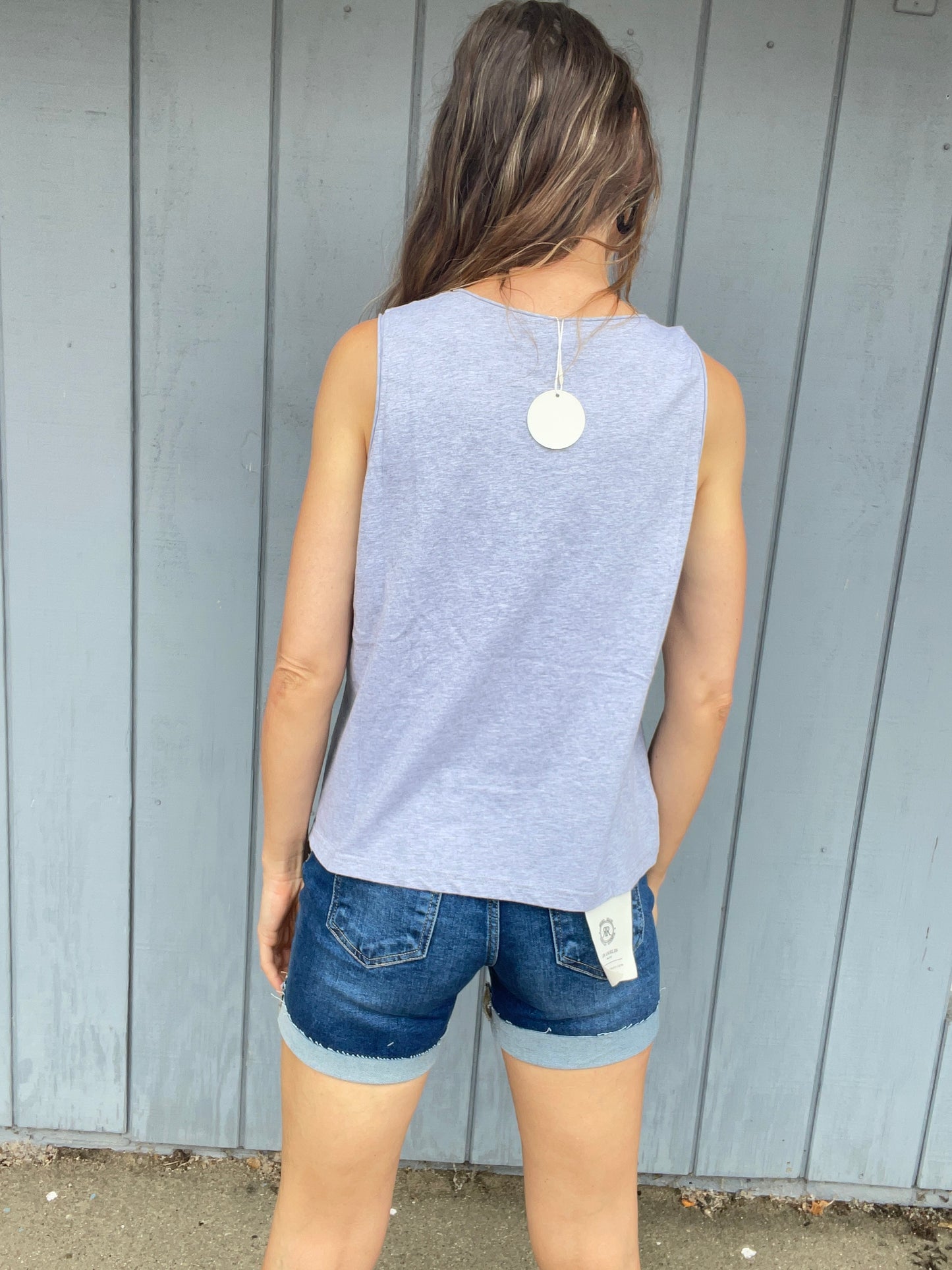 USA TANK TOP Grey