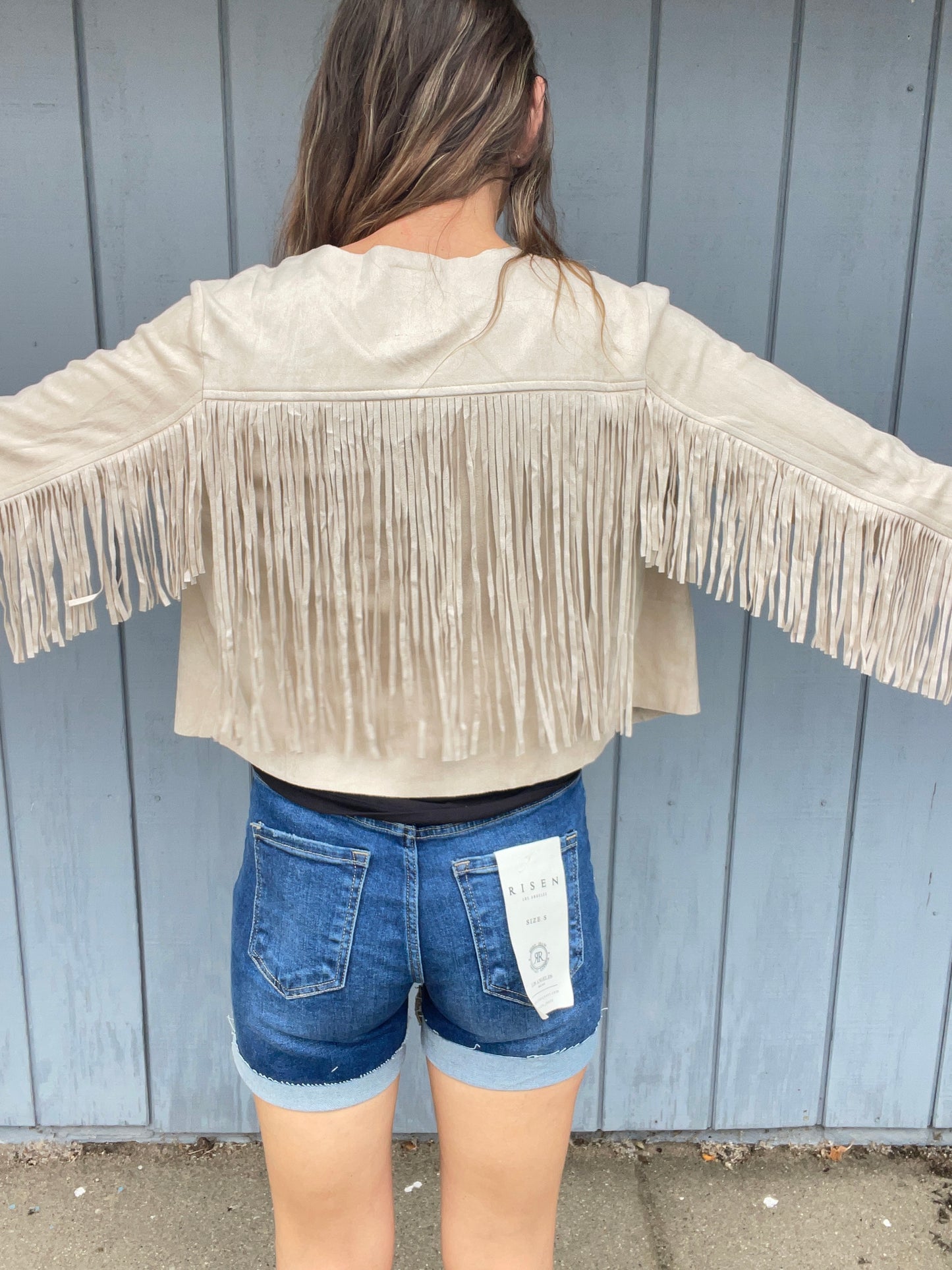 WESTERN FRINGE SUEDE JACKET