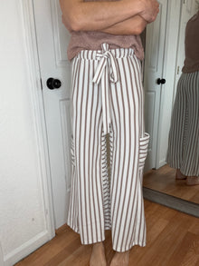 Sally Wide Leg Pant Taupe- Jade By Jane