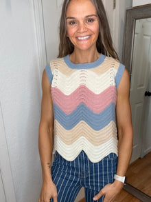 Chevy Sleeveless Knit Top - Anniewear