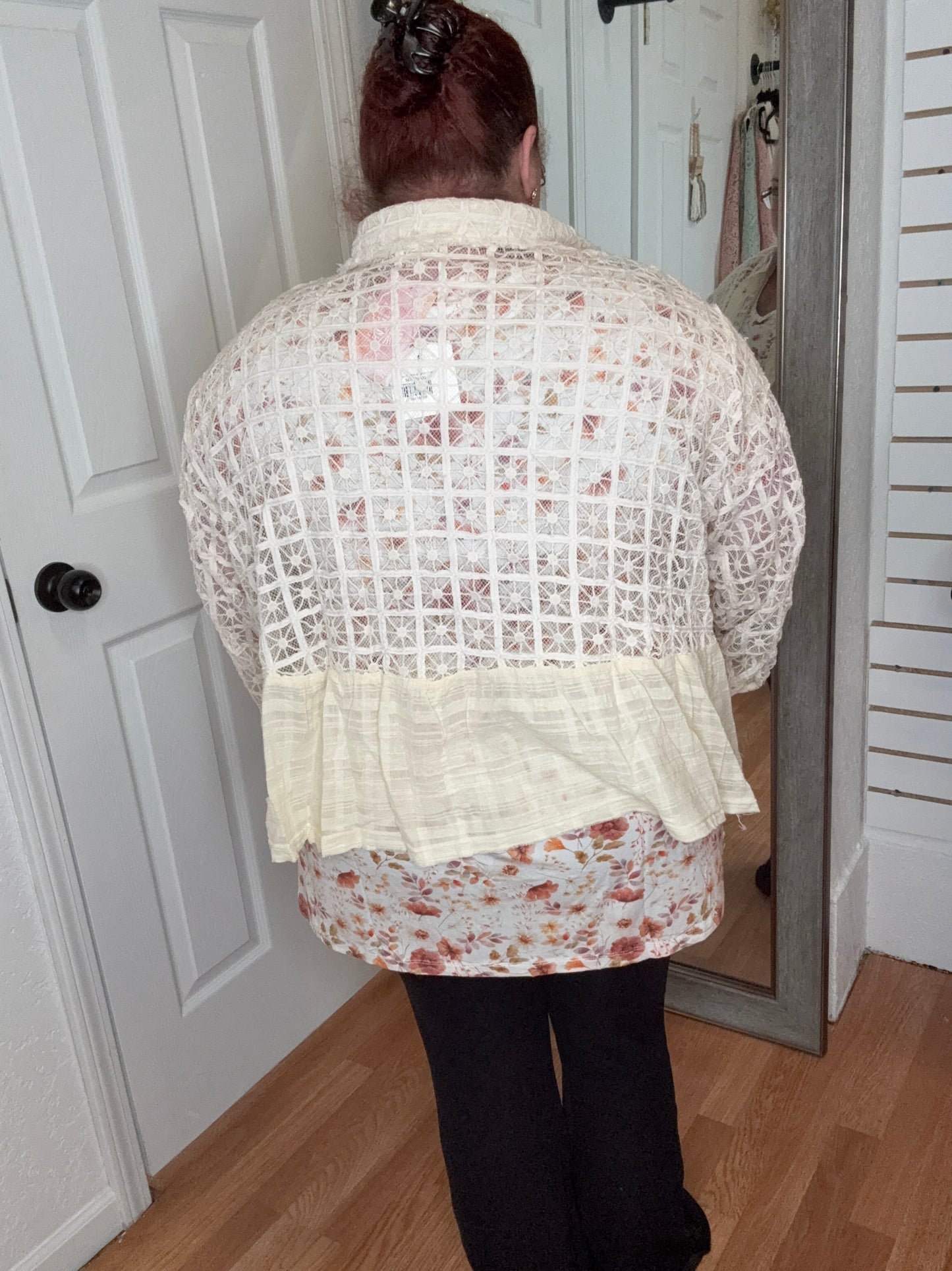 CALISSA BUTTON DOWN LONG SLEEVE TOP - POL