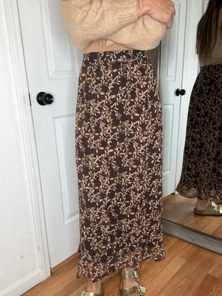Syd Button Front Maxi Skirt - Mikarose