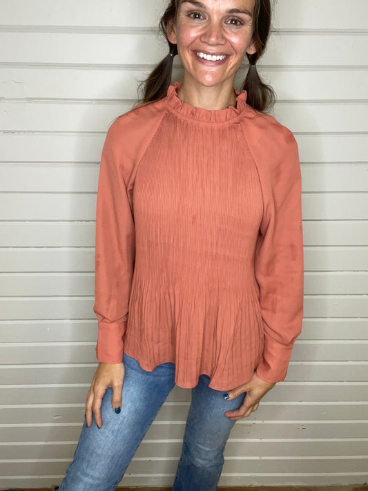 Terri Pleated Blouse