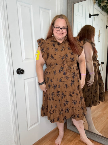 Emery Collared Dress - Mikarose