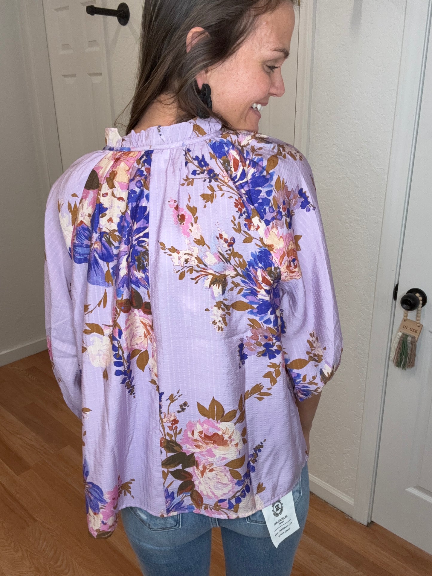 ODDI - LAVENDER FIELDS BLOUSE