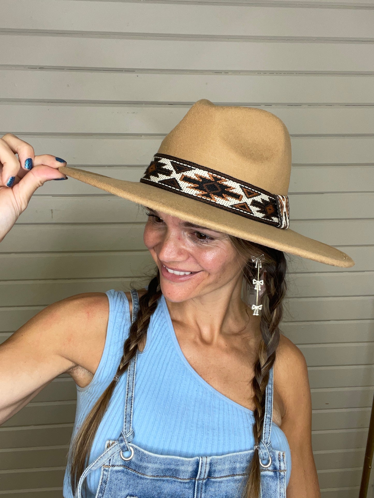 Sadie Panama Hat- Taupe