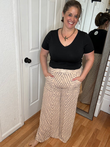 Cheverly Wide Leg Pants Blush - Jade By Jane
