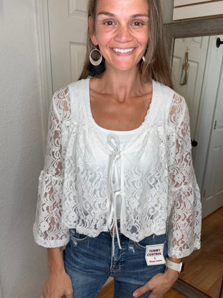 Sweet Magnolia Lace Top - Blakeley
