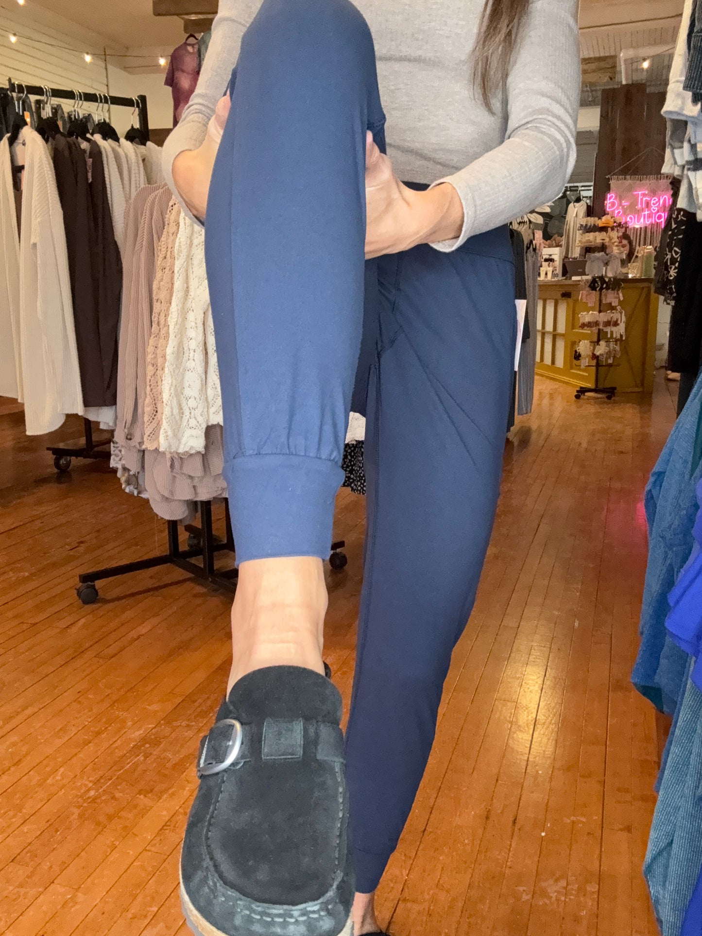 Janice Cargo Jogger/Leggings NAVY