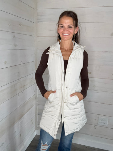 HARLOW VEST CREAM - MICHELLE MAE