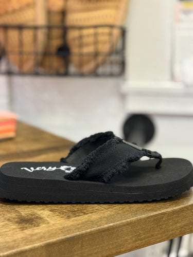 G-JAZZ THONG SANDAL - BLACK-VERY G