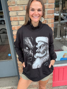 Mean One Mock Neck Sweatshirt Joco