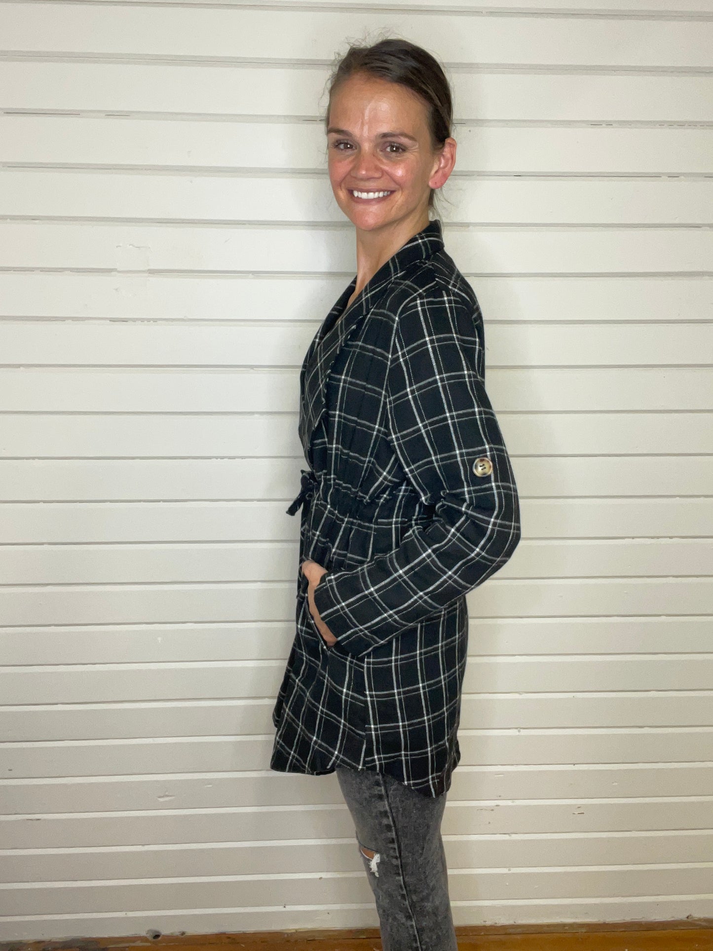 Harper Plaid Layering Jacket