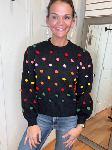 PANSY POM POM SWEATER - DAVI & DANI