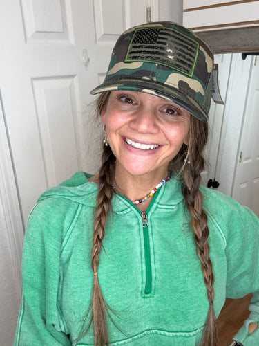 U.S.A PATCH BASEBALL CAP-CAMOFLAUGE