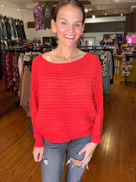 Dawn Sweater - Red