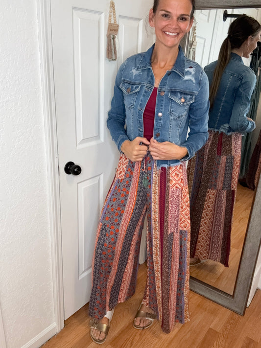 MAYBELL PALAZZO PANTS - EASEL