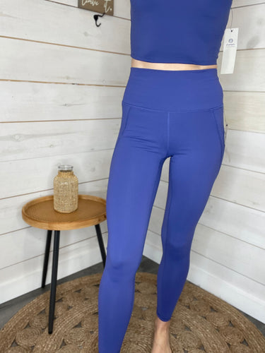 ATHLETIC ORIENT BLUE LEGGINGS