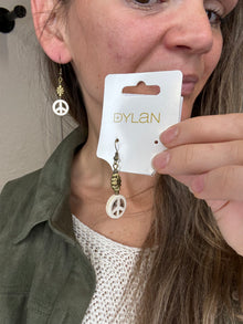 Mirabella Peace Earrings- Dylan Jewelry