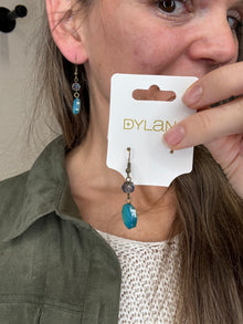 Carolina Earring-turquoise- Dylan Jewelry