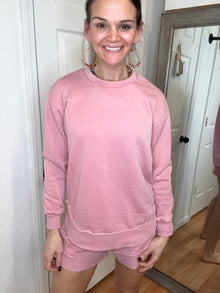 Stevie Vintage Wash Pullover Sweatshirt - Michelle Mae