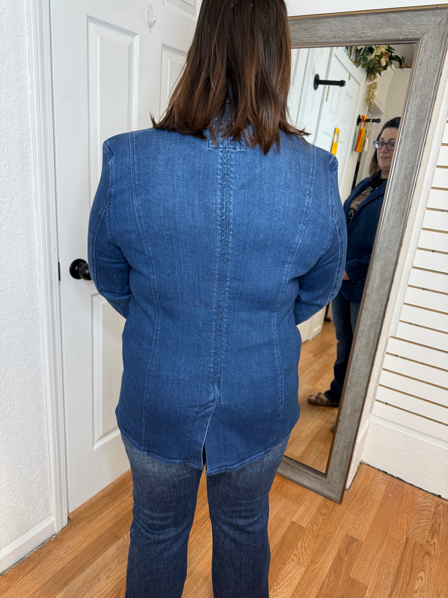 DENISE - DENIM BLAZER JACKET - RISEN