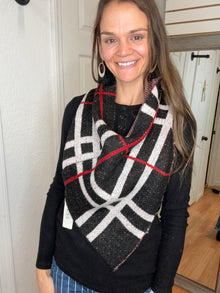PAULY PLAID TUBE SCARF -COLOR OPTIONS