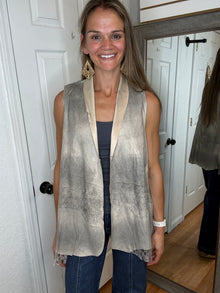Elena Suede Layering Vest - Vocal