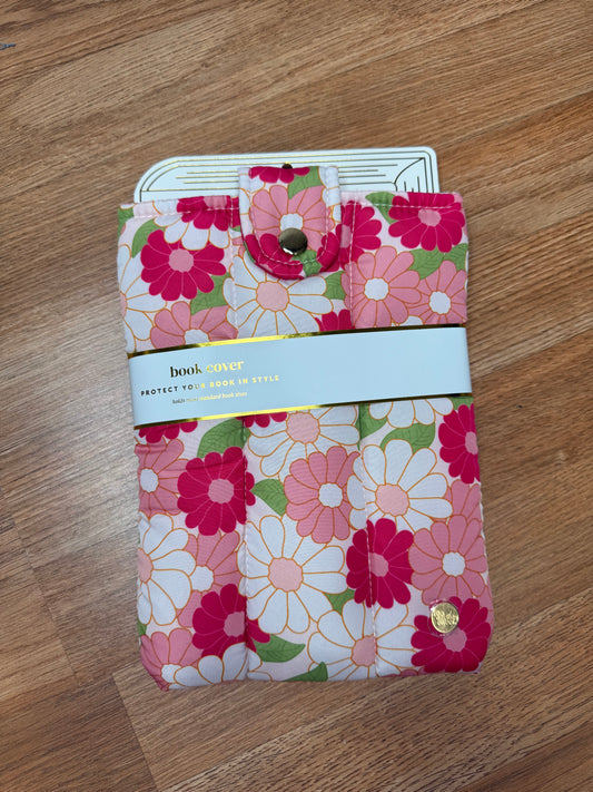 QUILTED BOOK CASE- HOT PINK FLORAL - DARLING EFFECT