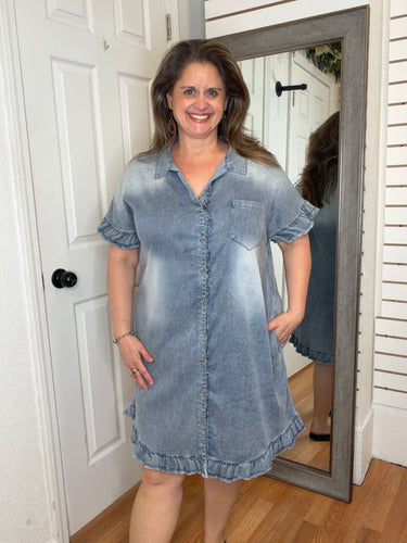 Daryn Denim Dress- Heimish